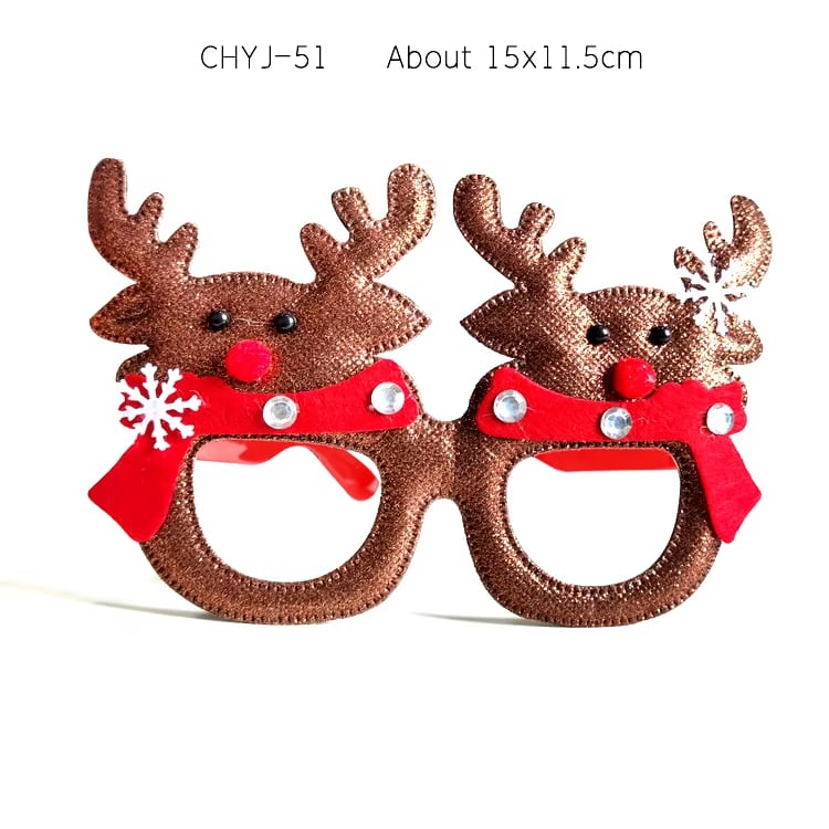 Santa, Reindeer & Snowman Glasses · image reference 15