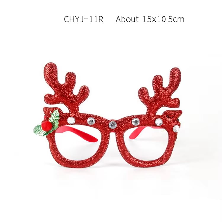Santa, Reindeer & Snowman Glasses · image reference 3