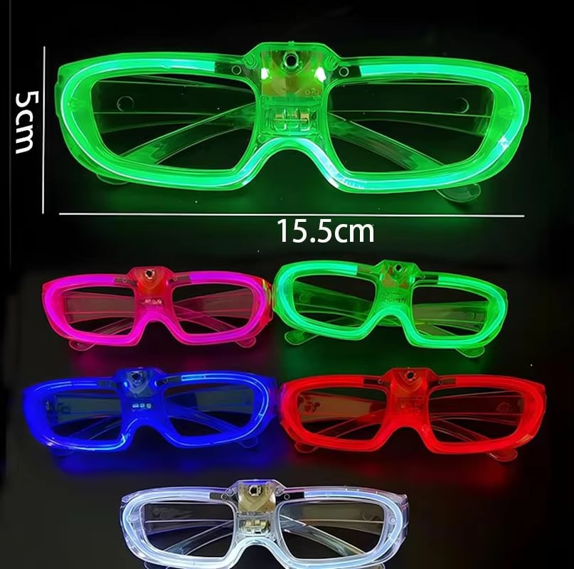 Gafas LED cuadradas de fiesta · referencia de imagen 1