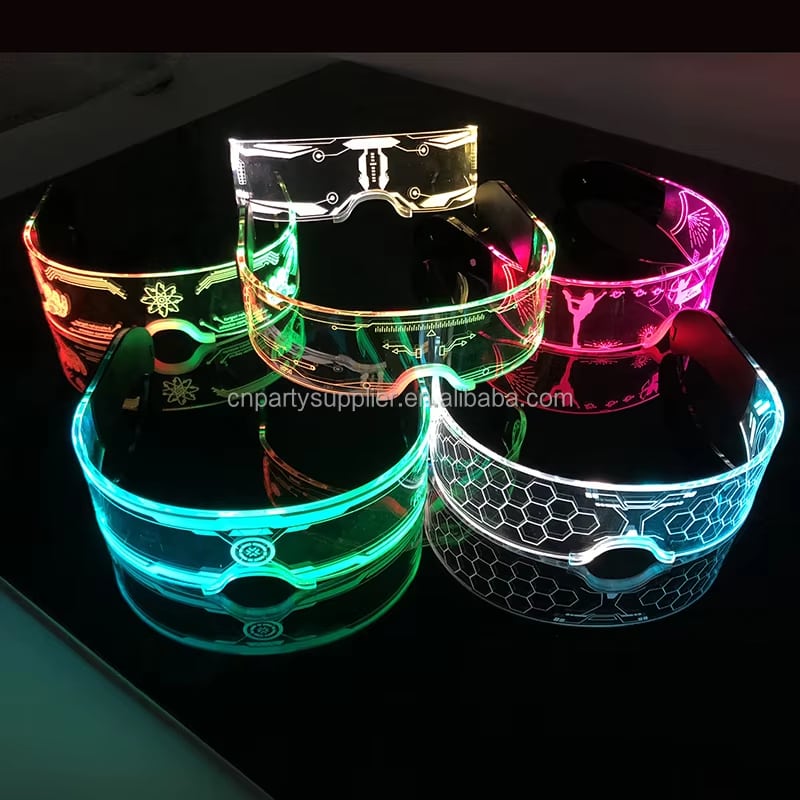 Luminous Pattern Party Glasses · image reference 1