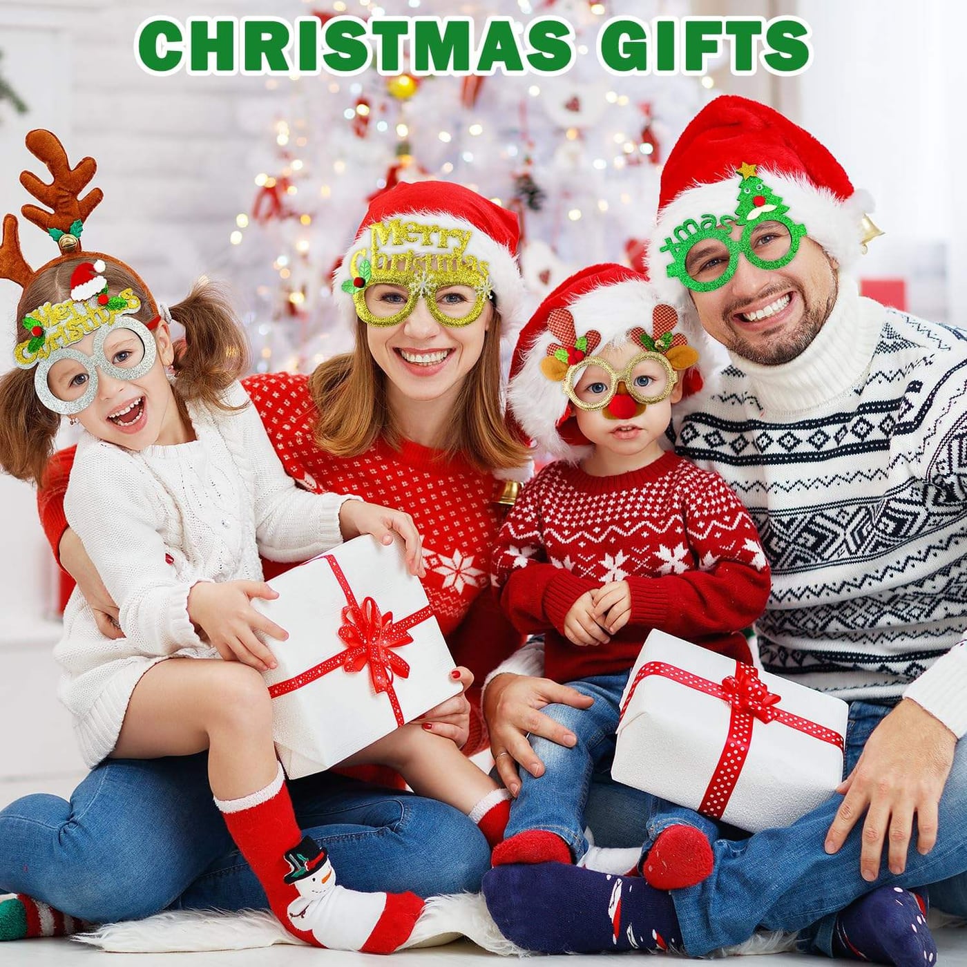 Colección de gafas navideñas de fantasía 6