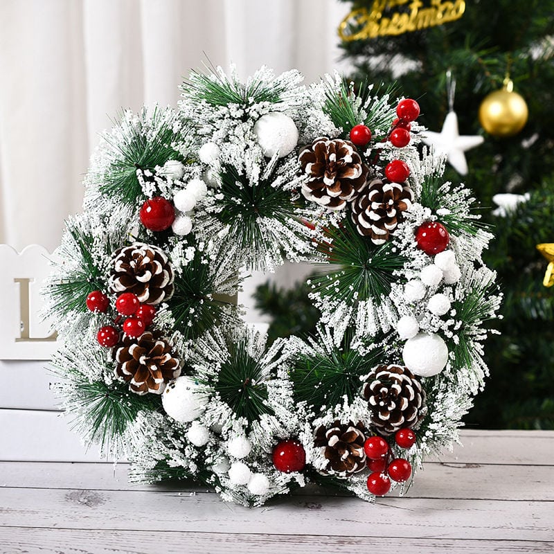 Pine-Style Christmas Wreath Collection 4
