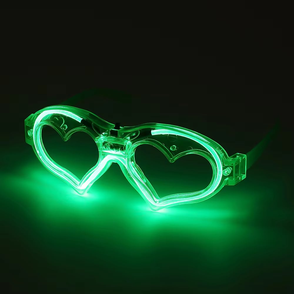 Gafas de luz fría en corazón · referencia de imagen 3