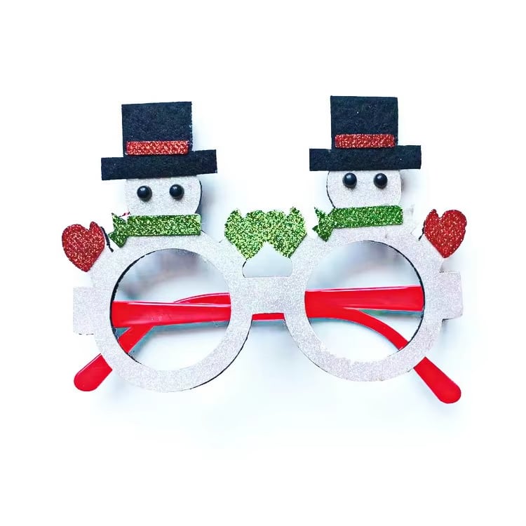 Santa, Reindeer & Snowman Glasses · image reference 14