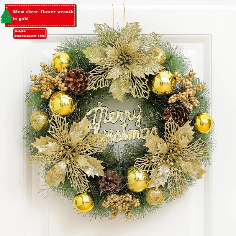 Santa Hanging Wreath Decoration · image reference 9