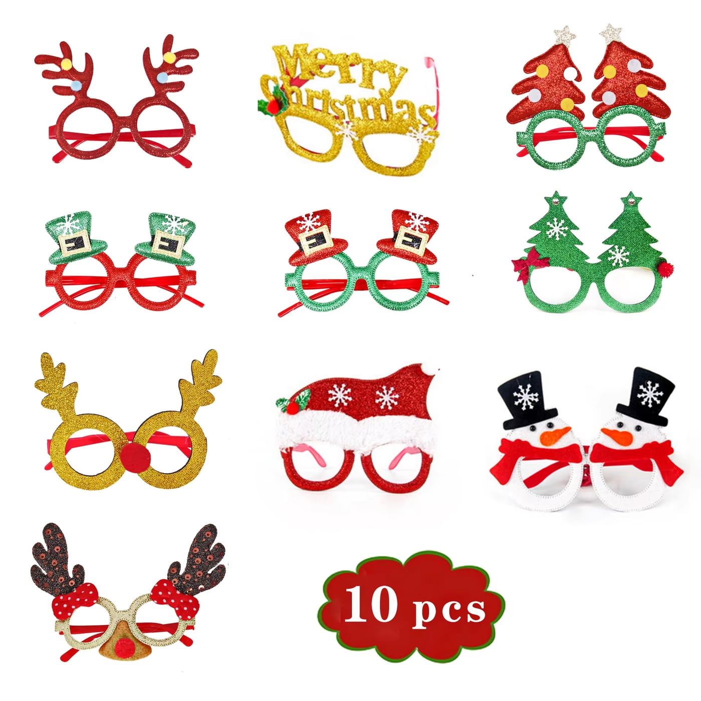 Colección de gafas navideñas de fantasía · referencia de imagen 5