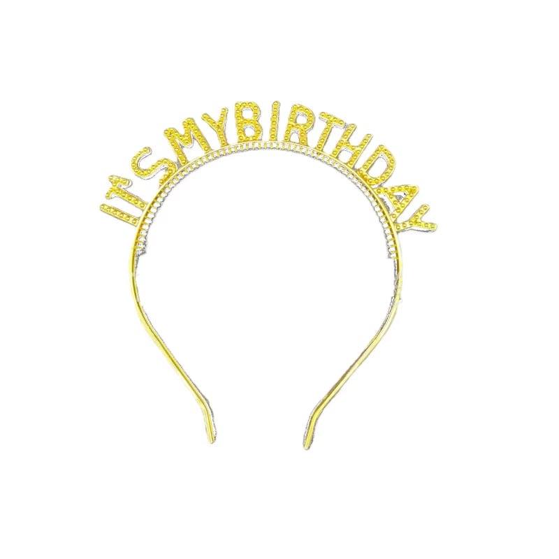 Diadema con letras Happy Birthday · referencia de imagen 4
