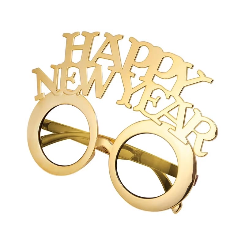 Happy New Year Decorative Glasses · image reference 1