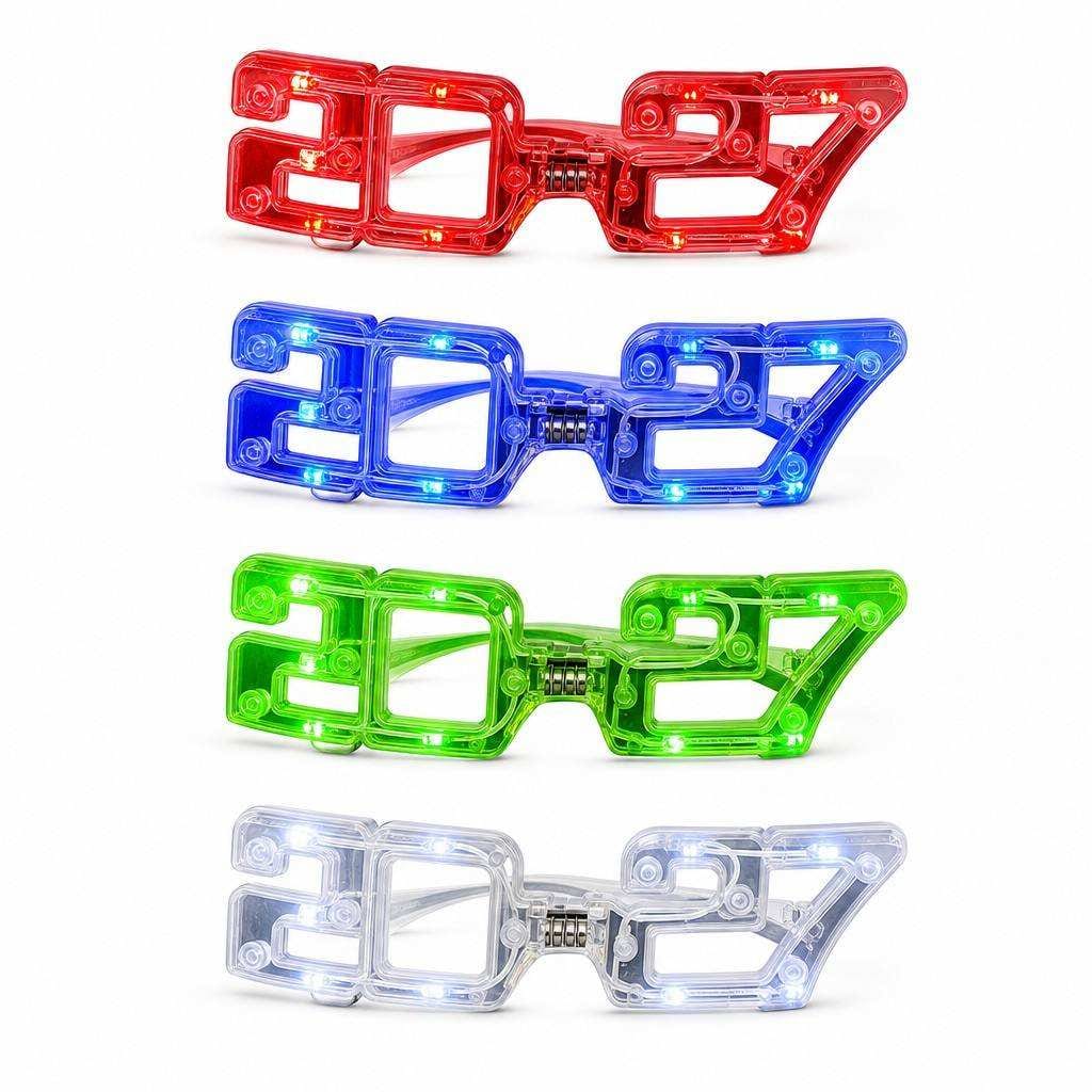 Gafas LED 2027 de Año Nuevo