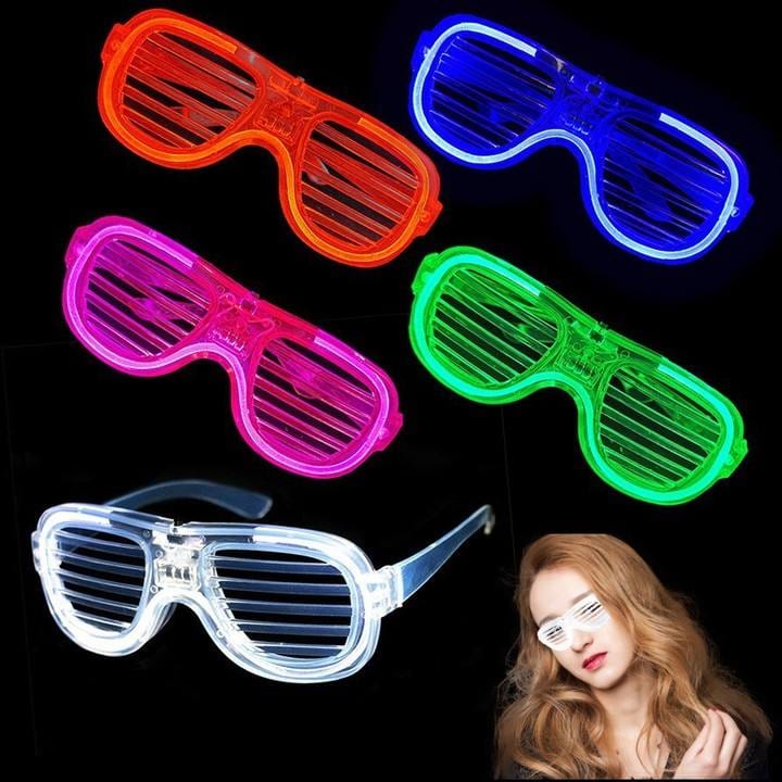 Gafas luminosas intermitentes