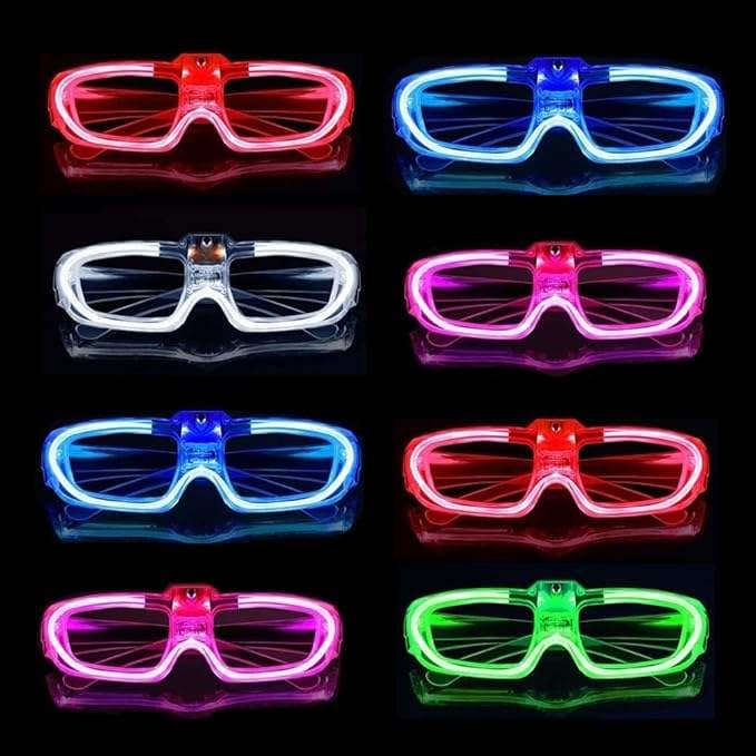Gafas neón luminosas