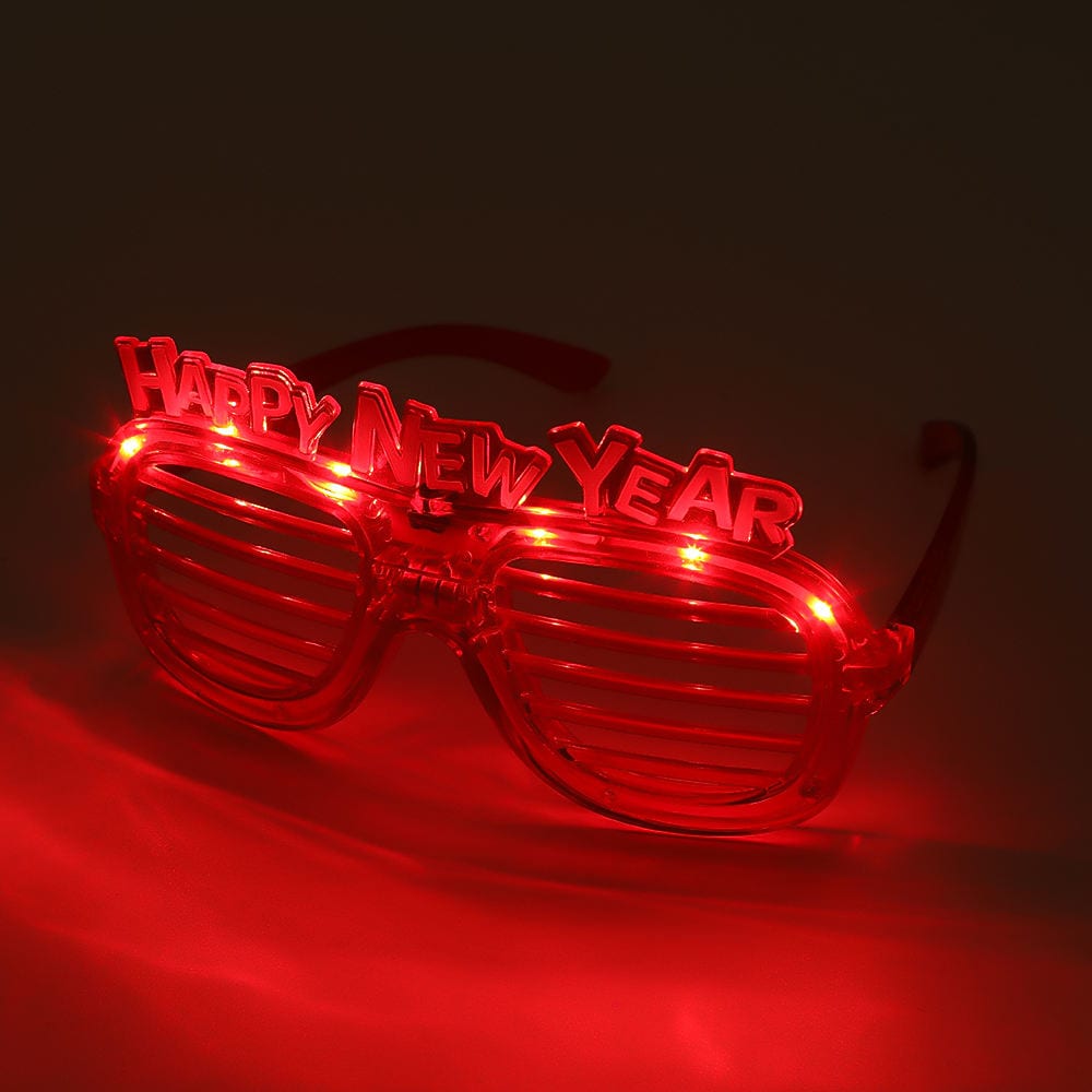 Gafas LED de persiana, 6 luces